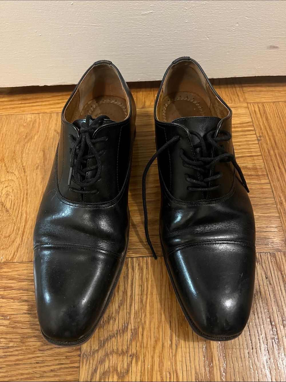 Florsheim Classic Black Leather Men's Dress Oxfords lace up